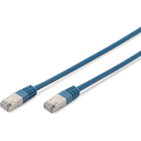 DIGITUS patchkabel Premium, Kat. 5e, SF/UTP, 5,0 m, blau