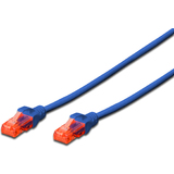 DIGITUS Patchkabel, Kat. 6, U/UTP, 0,5 m, blau