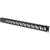 DIGITUS 19" modulares Verteilerfeld Kat.6a, 24 Port