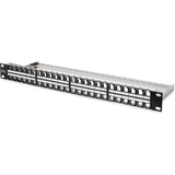 DIGITUS 19" modular Patch panel Kat.6A, 48 Port, schwarz