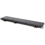 DIGITUS 19" patch Panel Kat.6, klasse EA, 24 Port, schwarz