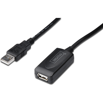 DIGITUS USB Verlngerungskabel, Stecker-Kupplung, 20,0 m