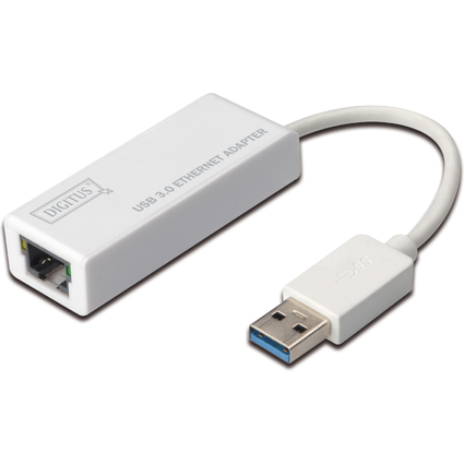 DIGITUS USB 3.0 auf Gigabit Ethernet Adapter, wei