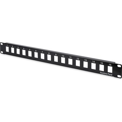 DIGITUS 19" Modular Patch Panel Leergehuse, 16 Port