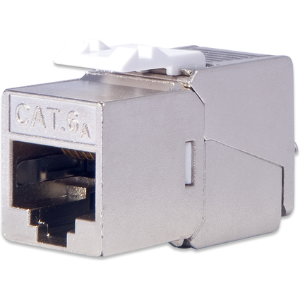DIGITUS Keystone Modul Kat. 6A, geschirmt, grau