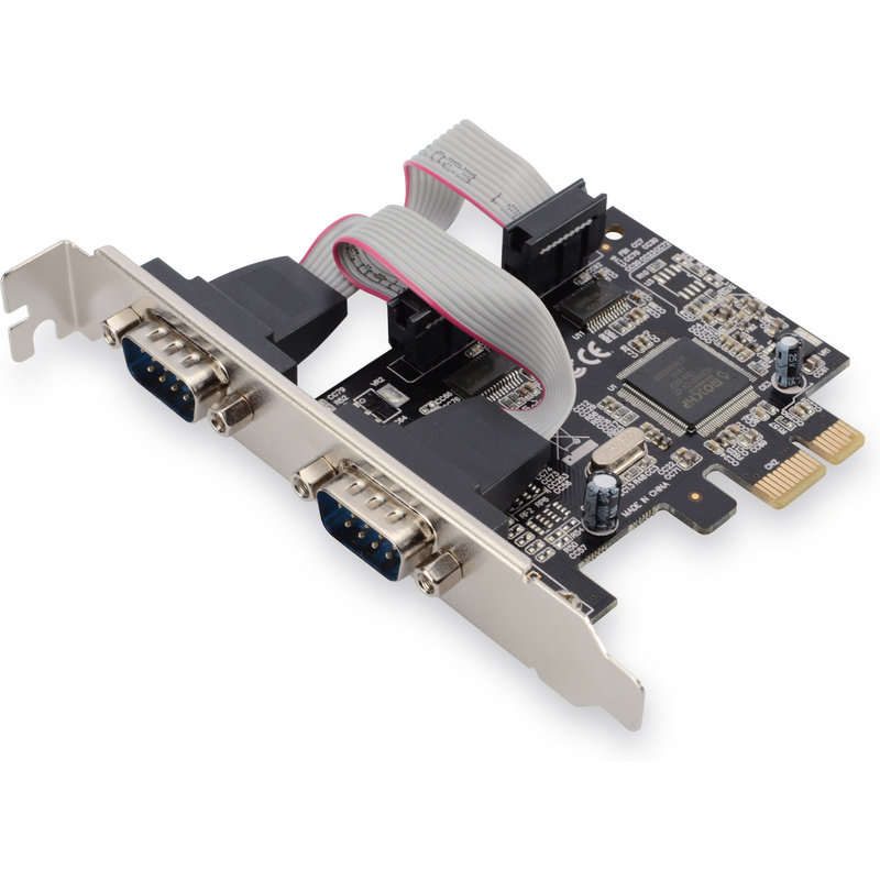 DIGITUS Serielle 16C950 PCI Express Karte, 2 Port DS-30000-1 bei www