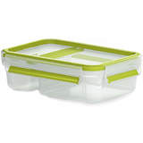 emsa yoghurt-box CLIP & GO, 0,6 Liter, transparent / grün