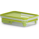 emsa brunchbox CLIP & GO, 1,20 Liter, transparent / grün