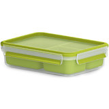 emsa snackbox CLIP & GO, 1,2 Liter, transparent / grn