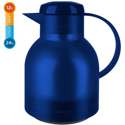 emsa Isolierkanne SAMBA, 1,0 Liter, transluzent-blau