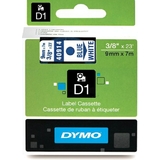 DYMO d1 Schriftbandkassette blau/wei, 9 mm x 7 m