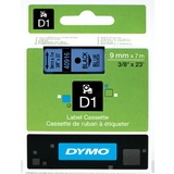 DYMO d1 Schriftbandkassette schwarz/blau, 9 mm x 7 m
