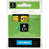 DYMO d1 Schriftbandkassette schwarz/gelb, 24 mm x 7 m