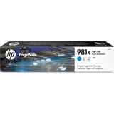 hp tinte hp 981X fr hp PageWide color 556dn, cyan