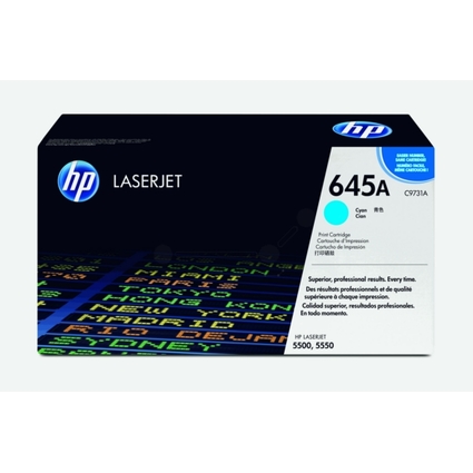 hp Toner hp 645A fr hp Color LaserJet 5500, cyan