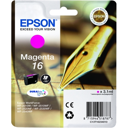 EPSON Tinte N.16 fr EPSON WorkForce 2010/2510, magenta