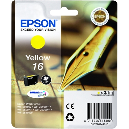 EPSON Tinte N.16 fr EPSON WorkForce 2010/2510, gelb