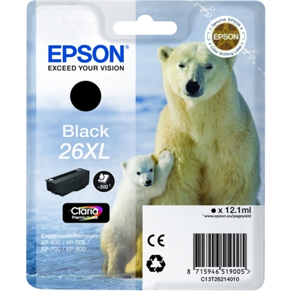 EPSON Tinte fr EPSON Expression XP-600, schwarz XL