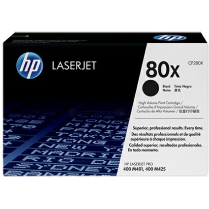 hp Toner 80X fr hp LaserJet Pro 400, schwarz, HC