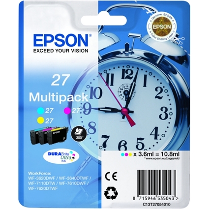 EPSON Tinte N.27 fr EPSON WorkForce WF-3620DWF, Multipack