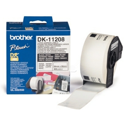 brother DK-11208 Adress-Etiketten, 38 x 90 mm