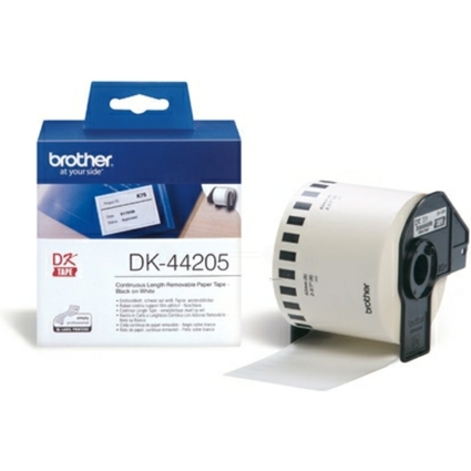 brother DK-44205 Endlos-Etiketten Papier, wiederablsbar
