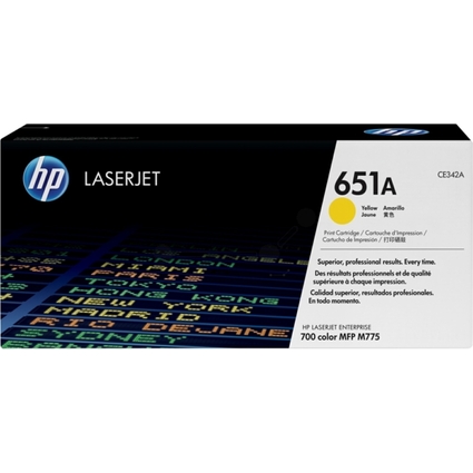 hp Toner hp 651A fr hp Color LaserJet Enterprise 700, gelb