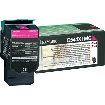 LEXMARK Rckgabe-Toner fr LEXMARK C544/X544, magenta