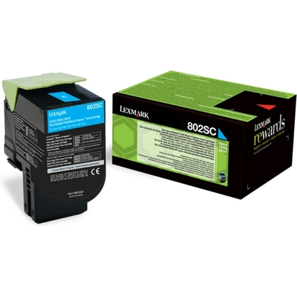 LEXMARK Rckgabe-Toner fr LEXMARK CX310N, cyan HC