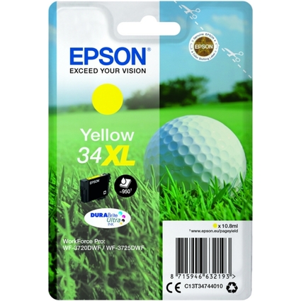 EPSON Tinte fr EPSON WorkForce 3720/3725, gelb, XL