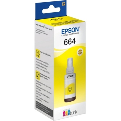 EPSON Tinte T6644 fr EPSON EcoTank, bottle ink, gelb