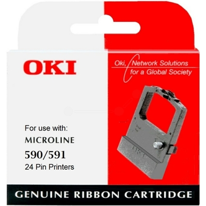 OKI Farbband fr OKI ML 590/591, Nylon, schwarz