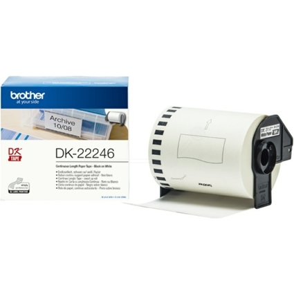 brother DK-22246 Endlos-Etiketten Papier, 103 mm x 30,48 m