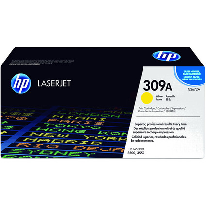 hp Toner hp 309A fr hp ColorLaser Jet 3500, gelb