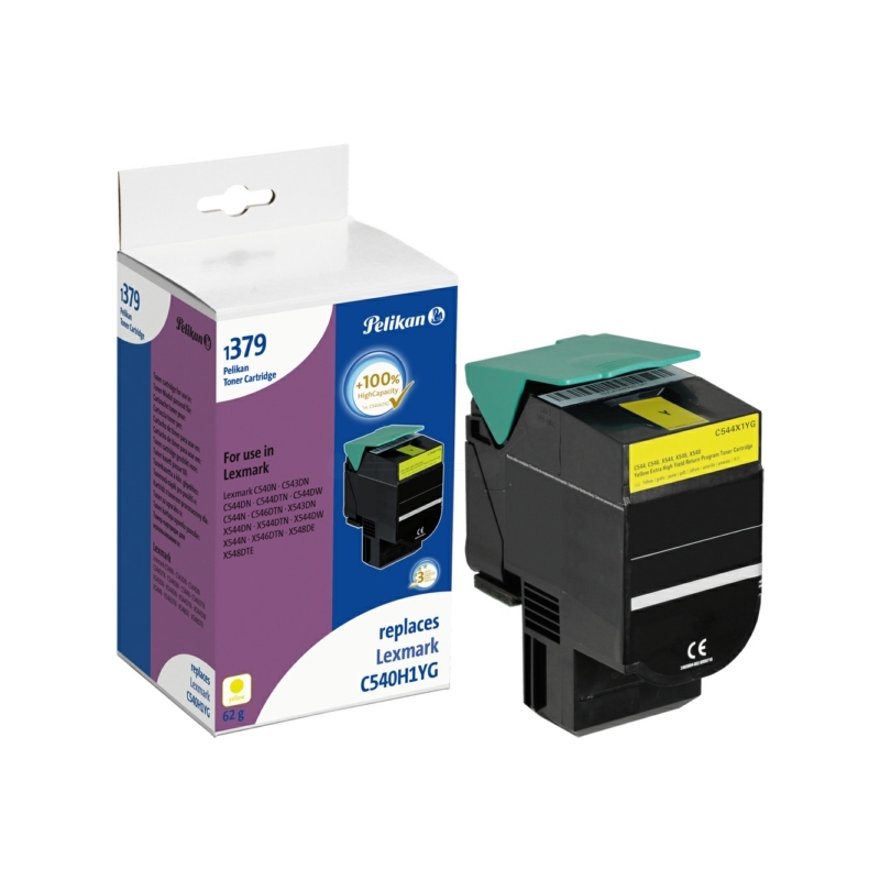 C540H1YG Gelb Toner kompatibel Lexmark C 540 N