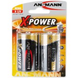 ANSMANN alkaline Batterie "X-Power", mono D, 2er Blister