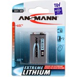 ANSMANN extreme LITHIUM 9V e-block (6AM6), 10,8V, 600 mAh