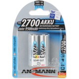 ANSMANN nimh Akku Premium, mignon AA, 2.700 mAh, 2er-Blister