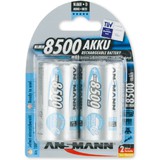 ANSMANN nimh Akku maxE, mono (D) 8.500 mAh, 2er Blister