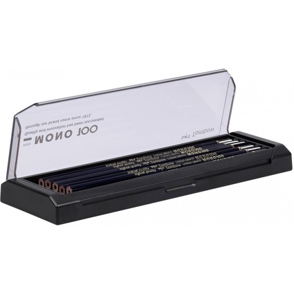 Tombow Bleistift "MONO 100", sechseckig, 12er Set sortiert