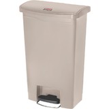 Rubbermaid tret-abfalleimer Slim Jim, 50 Liter, beige