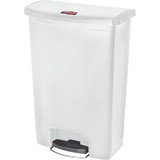 Rubbermaid tret-abfalleimer Slim Jim, 90 Liter, wei