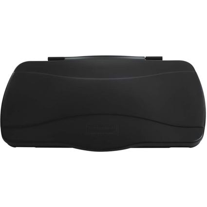 Rubbermaid Scharnierdeckel Slim Jim, schwarz