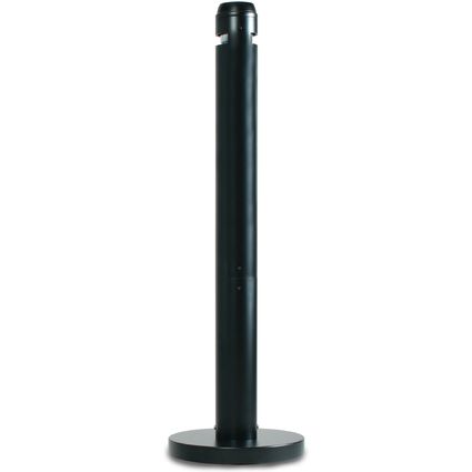Rubbermaid Standascher Smokers' Pole, rund, schwarz