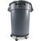 Rubbermaid Transportroller fr Container BRUTE, schwarz