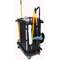 Rubbermaid Mikrofaser-Reinigungswagen FG9T7400, schwarz