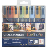 Securit kreidemarker ORIGINAL MEDIUM, 8er Etui, Erdfarben