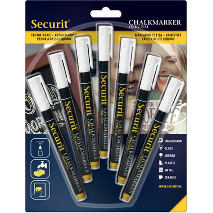 Securit Kreidemarker ORIGINAL SMALL, 7er Set