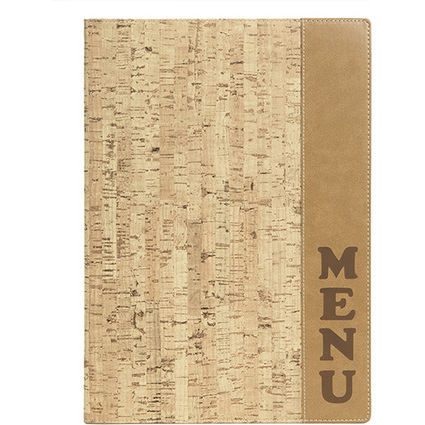 Securit Speisekarten-Mappe DESIGN CORK, DIN A4, beige