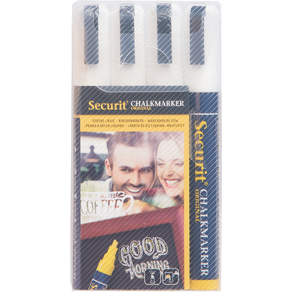 Securit Kreidemarker ORIGINAL MEDIUM, 4er Etui